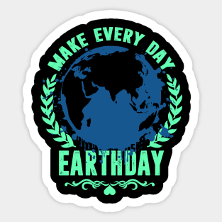 Earth day Sticker